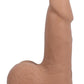 The Realistic Cock with Balls Ultraskyn Removable Vac-U-Lock Suction Cup