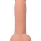 The Realistic Cock with Balls Ultraskyn Removable Vac-U-Lock Suction Cup - Vanilla - 7in