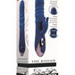 The Ringer Rechargeable Silicone Rabbit Vibrator - Blue