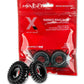 The Xplay Pf Blend Premium Stretch Ribbed Ring Slim - Black - 2 Pack