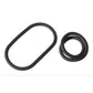 The Xplay Wrap Ring Silicone Slim - Black - 9in - 2 Pack