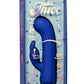Thicc Chubby Bunny Rechargeable Silicone Rabbit Vibrator - Blue
