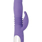 Thick and Thrust Bunny Rechargeable Silicone Rabbit Vibrator with Length Thrusting and Girth Expanding Action