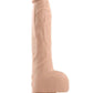 Thrust In Me Rechargeable Silicone Thrusting Vibrating Realistic Dong with Remote Control - Vanilla