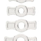 Titanmen Stretch-To-Fit Cock Rings - Clear - 4 Piece Kit