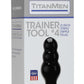 Titanmen Trainer Tool #4 Triple Ripple Anal Plug - Black - 5in