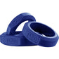 Tom Of Finland 3 Piece Silicone Cock Ring - Blue - Set