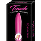 Touch Extreme Vibrations Rechargeable Silicone Vibrator - Pink