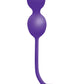Touch Kegel Balls Silicone Rechargeable Vibrating Balls - Purple