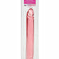 Translucence Smooth Double Dildo - Pink - 12in