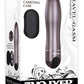 Travel Gasm Rechargeable Bullet - Grey/Gun Metal/Metal