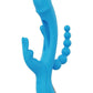 Trilux Kinky Finger Rechargeable Silicone Rabbit Vibrator with Anal Beads