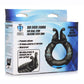 Trinity Men 10x Cock Cobra Dual Stimulating Rechargeable Silicone Cock Ring - Black