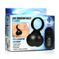 Trinity Men 28x Rechargeable Silicone Vibrating Balls with Remote - Black - Large/XLarge