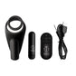 Trinity Men Silicone Rechargeable C-Ring with Vibrating Taint Stimulator and Remote Control