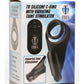 Trinity Men Silicone Rechargeable C-Ring with Vibrating Taint Stimulator and Remote Control - Black