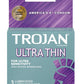 Trojan Condom Sensitivity Ultra Thin Lubricated - 3 Pack