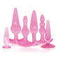 Try-Curious Anal Plug Kit - Pink