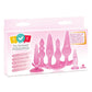 Try-Curious Anal Plug Kit - Pink