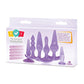 Try-Curious Anal Plug Kit - Purple