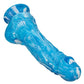 Twisted Love Twisted Dong Silicone Bendable Dildo - Blue