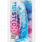 Twisted Love Twisted Ribbed Probe Silicone Anal Probe - Blue