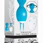 Twistin' The Night Away Silicone Rechargeable Egg with Remote Control - Blue