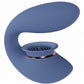 Twitch 3 Silicone Rechargeable Suction and Tongue Vibrator - Blue/Grey