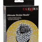 Ultimate Stroker Beads Cock Ring - Silver