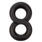 Ultra-Soft Crazy 8 Dual Silicone Cock Ring