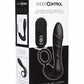 Under Control Rechargeable Silicone Prostate Vibrator and Cock Strap with Remote Control - Black