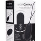 Under Control Rechargeable Silicone Vibrating Bullet with Remote Control - Black