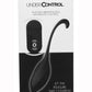 Under Control Rechargeable Silicone Vibrating Egg with Remote Control - Black