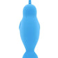 Unihorn Of The Sea Neigh Mo The Narwhal Rechargeable Silicone Vibrator - Blue