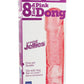 Vac-U-Lock Crystal Jellies Dildo - Pink - 8in