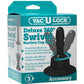 Vac U Lock Deluxe 360 Swivel Suction Cup Plug - Black
