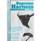 Vac-U-Lock Platinum Supreme Harness with Butt Plug - Black