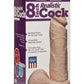 Vac-U-Lock Realistic Dildo - Vanilla/White - 8in