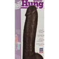 Vac-U-Lock Realistic Hung Dildo - Black - 12in