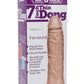 Vac-U-Lock The Naturals Thin Dildo - Vanilla - 7in