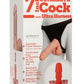 Vac-U-Lock Ultraskyn Cock with Ultra Harness - Vanilla - 7in