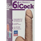 Vac-U-Lock Ultraskyn Dildo - Vanilla - 6in