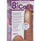 Vac-U-Lock Ultraskyn Dildo - Chocolate - 8in