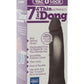 Vac-U-Lock Ultraskyn Thin Dildo - Black/Chocolate - 7in
