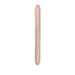 Vanilla Duo Veined Double Dildo