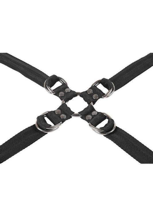 Velvet Noir Adjustable Hog Tie and Cuff
