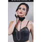 Velvet Noir Collar and Leash - Black