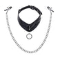 Velvet Noir Collar and Removable Clamps