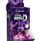 Vibrating Pleasure Ringz Disposable Cock Rings - Assorted Colors - 36 Per Bowl
