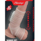 Vibrating Power Sleeve Ribbed Fit - White
